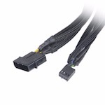 Noordpool 5-Way PWM Splitter Cable Black/Black, дополнительное фото 3