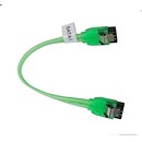 SATA Cable 15cm - UV Green, дополнительное фото 2