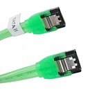 SATA Cable 15cm - UV Green, дополнительное фото 1