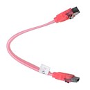 SATA Cable 15cm - UV Red, дополнительное фото 2