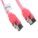 SATA Cable 15cm - UV Red, дополнительное фото 1
