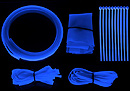Vizo Starlet Cable Binding Kit UV Blue