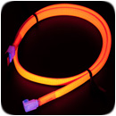 Vizo Starlet UV SATA Cable - Red