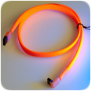 Vizo Starlet UV SATA Cable - Red, дополнительное фото 1